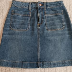 Boden size 8R denim skirt